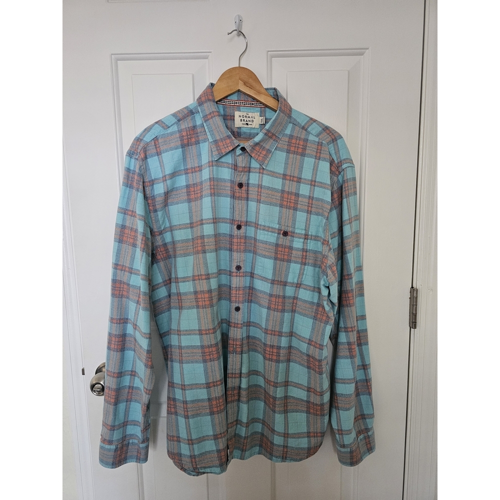 The Normal Brand Cotton Casual Button Down Shirt XXL